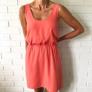J. CREW coral sleeveless knee length tank dress 2